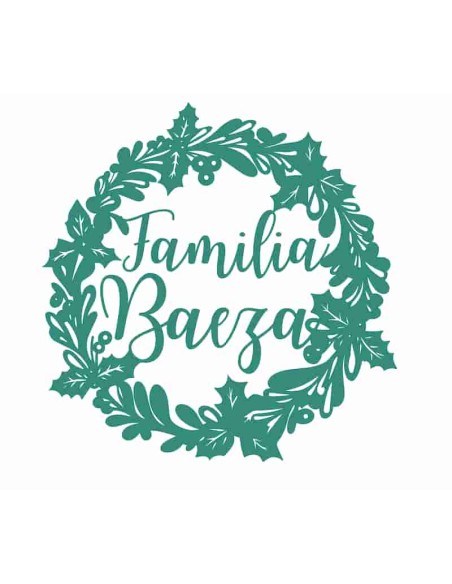 Corona personalizable Muérdago