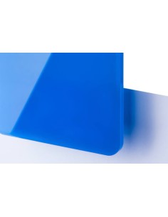 Metacrilato Sky Blue Translúcido Brillo Gloss