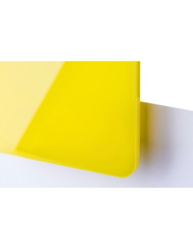 Metacrilato Amarillo Translúcido Brillo Gloss