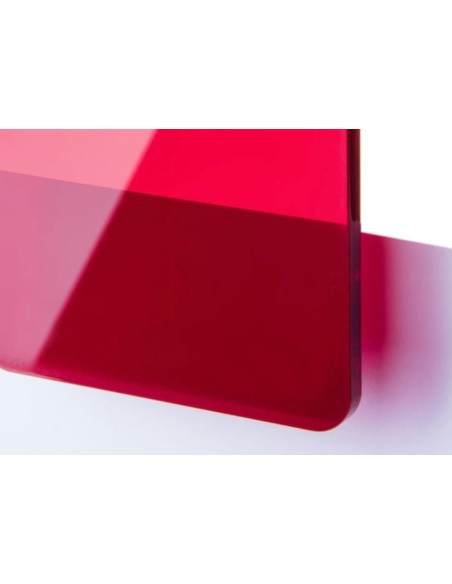 Metacrilato Rojo Transparente Brillo Gloss Metacrilato Rojo Transparente Brillo Gloss