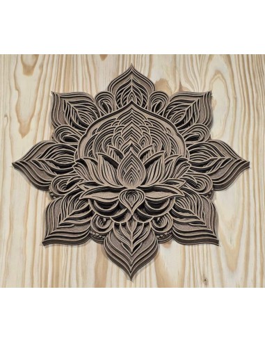 Mandala Flor de Loto Multicapa