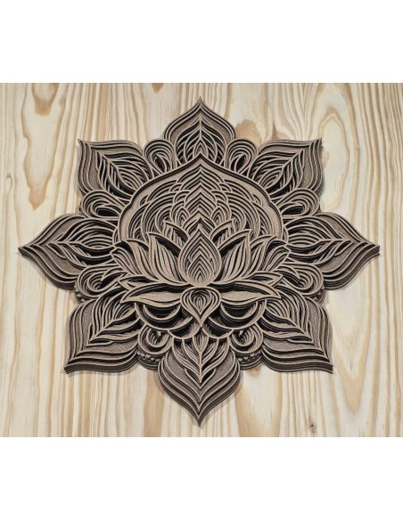 Mandala Flor de Loto Multicapa