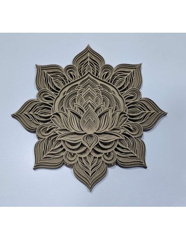 Mandala Flor de Loto Multicapa