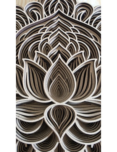 Mandala Flor de Loto Multicapa