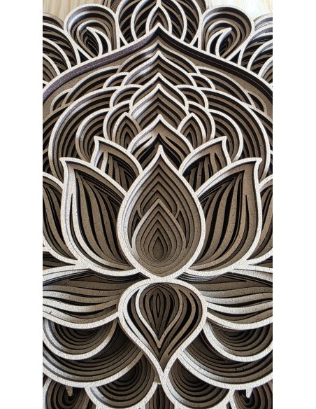 Mandala Flor de Loto Multicapa