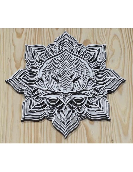 Mandala Flor de Loto Multicapa