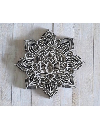 Mandala Flor de Loto Multicapa