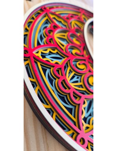 Mandala Lluna i estels Multicapa