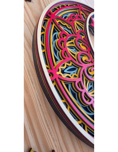 Mandala Lluna i estels Multicapa