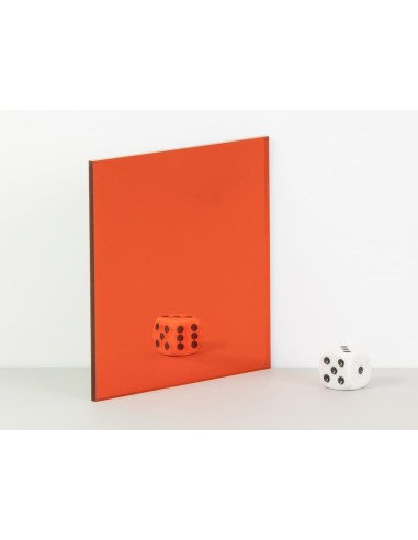 Metacrilato espejo Naranja 3 mm