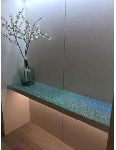 Metacrilat Dots Blau i Or 3 mm 2