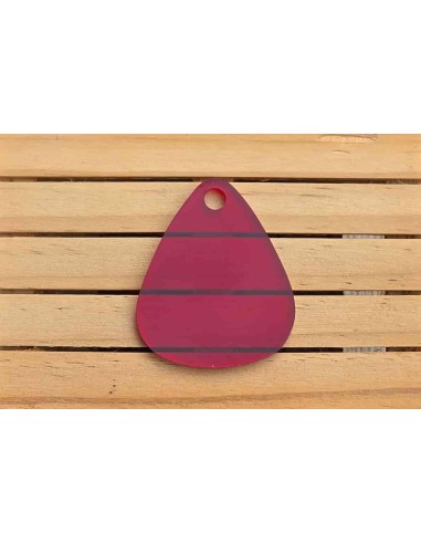 Metacrilato Rojo Transparente Brillo Gloss