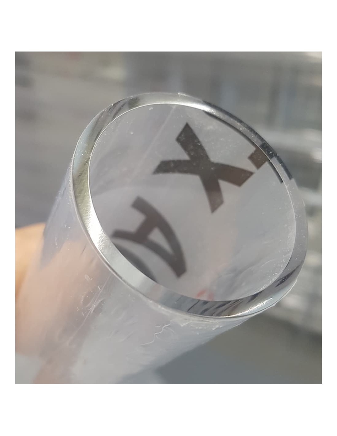 Tubo de metacrilato transparente 6x4 mm