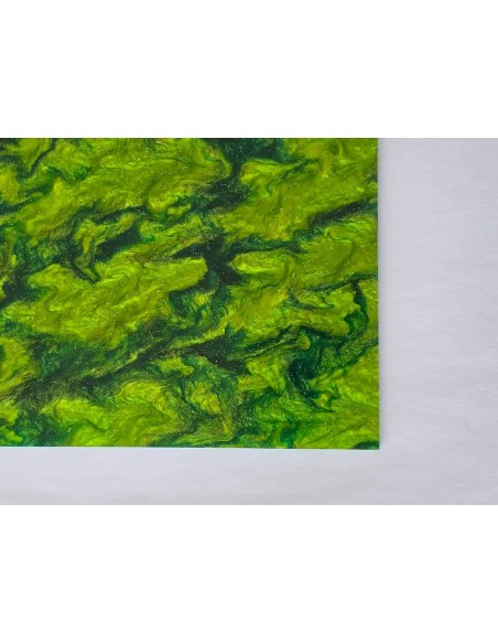 Metacrilato Nacarado Verde Brillante 3 mm Metacrilato Nacarado Verde Brillante 3 mm