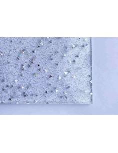 Metacrilato estrellitas iridiscentes