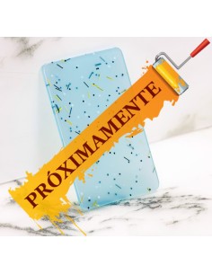 Metacrilat Confeti Blau Clar Transparent