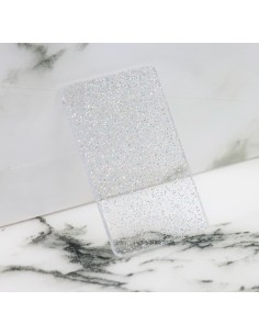 Metacrilato Purpurina transparente