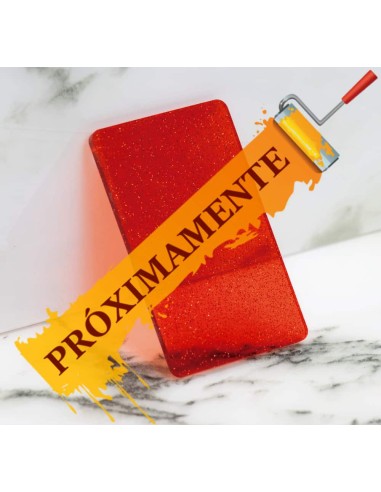 Metacrilato Rojo Purpurina