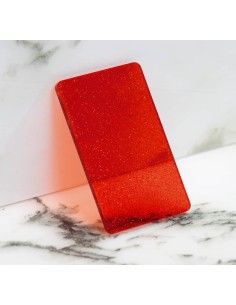 Metacrilat Vermell Purpurina 2