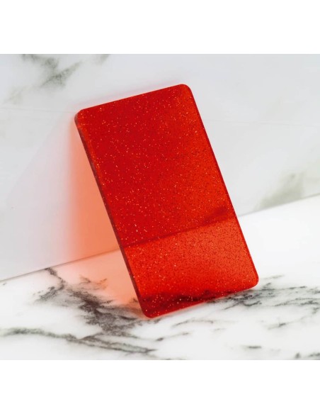 Metacrilato Rojo Purpurina