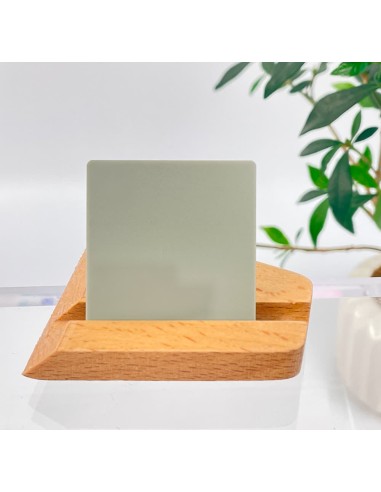 Metacrilato Pastel Verde Caqui