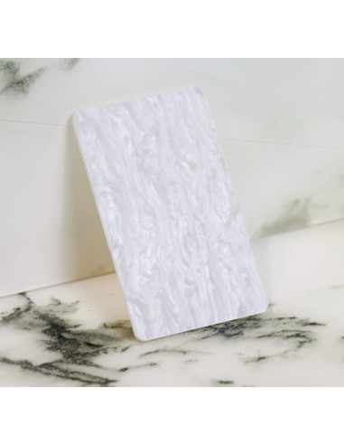 Metacrilato Nacarado Perla Blanco3 mm