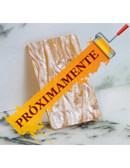 Metacrilato Nacarado Perla Naranja mm