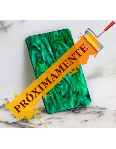 Metacrilato Nacarado Perla Verde Jaspe 3 mm