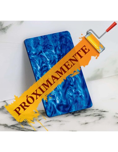 Metacrilato Nacarado Perla Azul Deep 3 mm