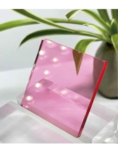 Metacrilato Rosa Transparente Brillo