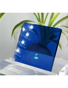 Metacrilato Azul Oceano Transparente Brillo