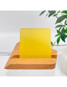 Metacrilato traslúcido Amarillo satinado y brillo 3mm