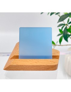 Metacrilato traslúcido Azul satinado y brillo 3mm