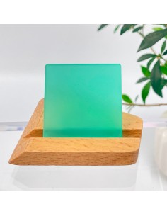 Metacrilato traslúcido Verde satinado y brillo 3mm