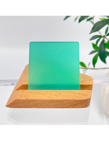 Metacrilato traslúcido Verde satinado y brillo 3mm