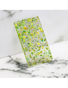 Metacrilato Flake Verde Lima Iridiscente 3 mm