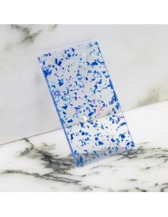 Metacrilato Flake Azul Iridiscente 3 mm