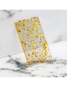 Metacrilato Flake Amarillo Iridiscente 3 mm