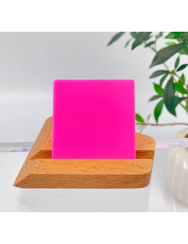Mostra Metacrilat Pastís Rosa Fósfor
