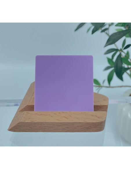 Muestra metacrilato Pastel Violeta