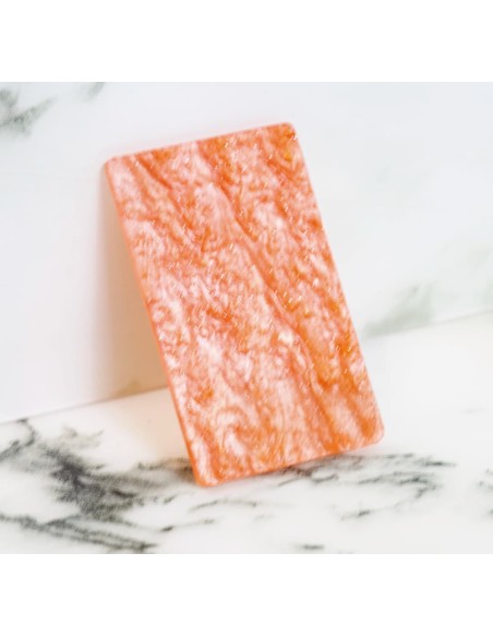 ﻿Muestra Metacrilato Nacar Orange 3 mm