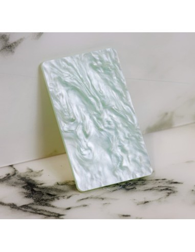 ﻿Muestra Metacrilato Perla Verde Coral 3 mm