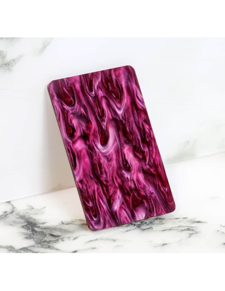 ﻿Muestra Metacrilato Perla Morado 3 mm