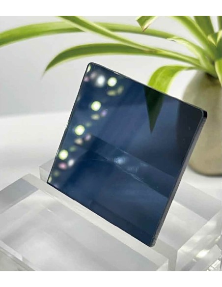 ﻿Muestra Metacrilato Transparente Azul Piedra 3 mm