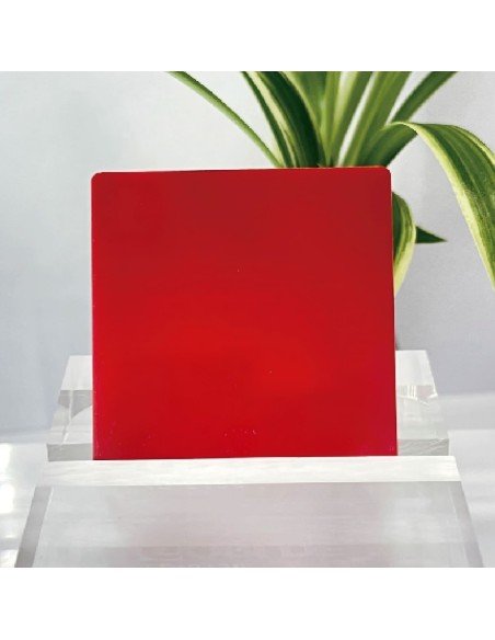 ﻿Mostra Metacrilat Opac Vermell 2,5 mm