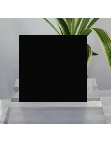 ﻿Mostra Metacrilat Opac Negre Brillant  3 mm