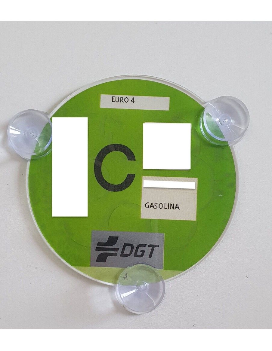 Suport distintiu ambiental cotxe