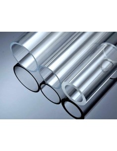 Tub metacrilat transparent 250x244 mm amb opció a poliment extrems