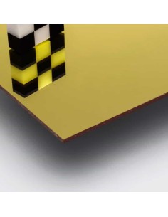 Metacrilato espejo Oro 3 mm