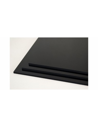 Planxa Metacrilat Negre 3 mm